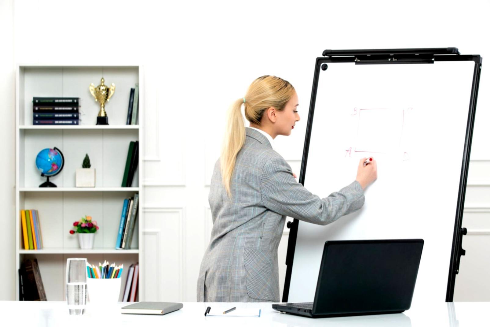 Financial market data displays and investment analysis tools used in educational programs