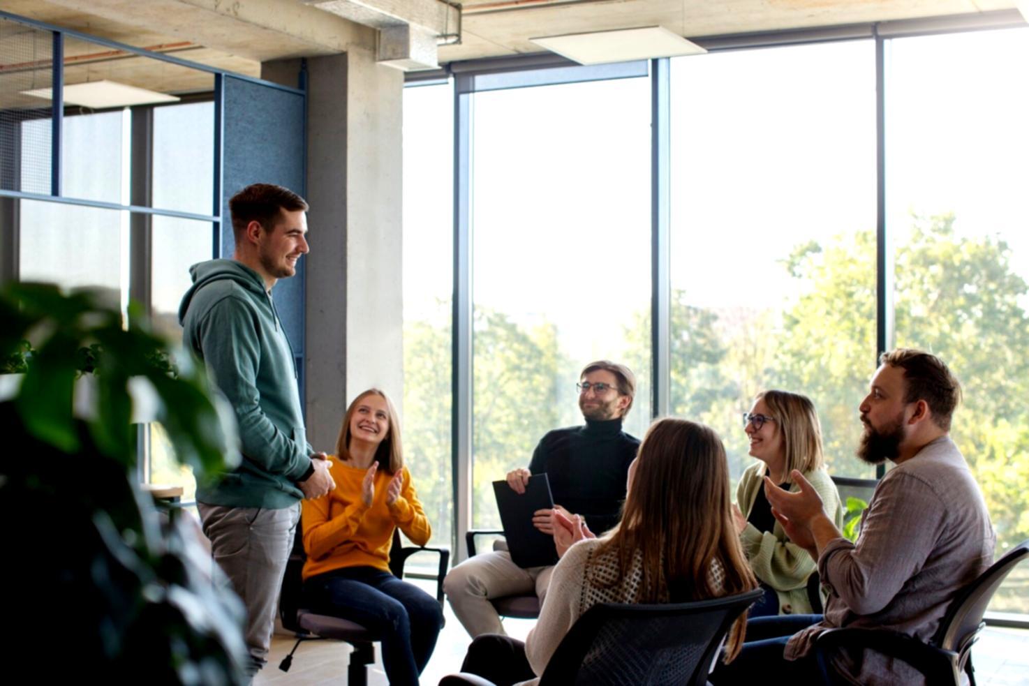 Students engaged in investment analysis workshop